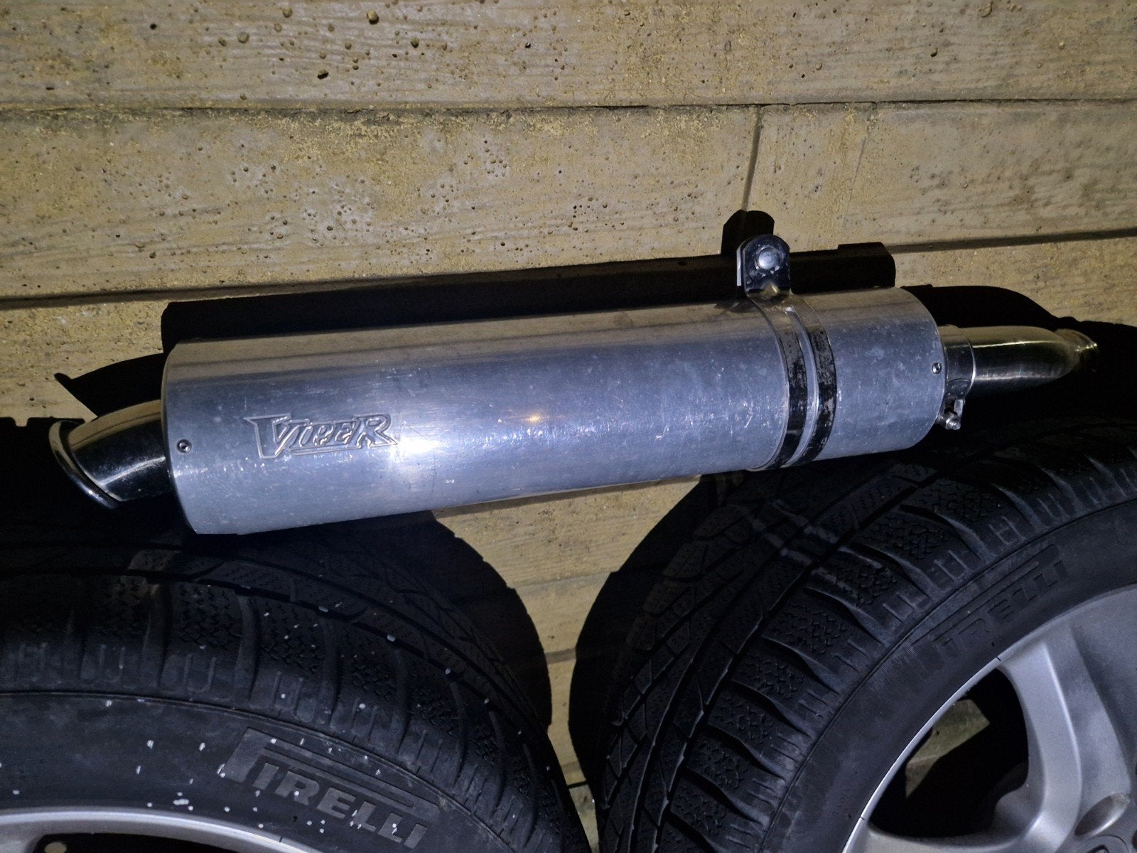 inox uitlaat  vfr750f 1993-97   merk Viper, Ophalen