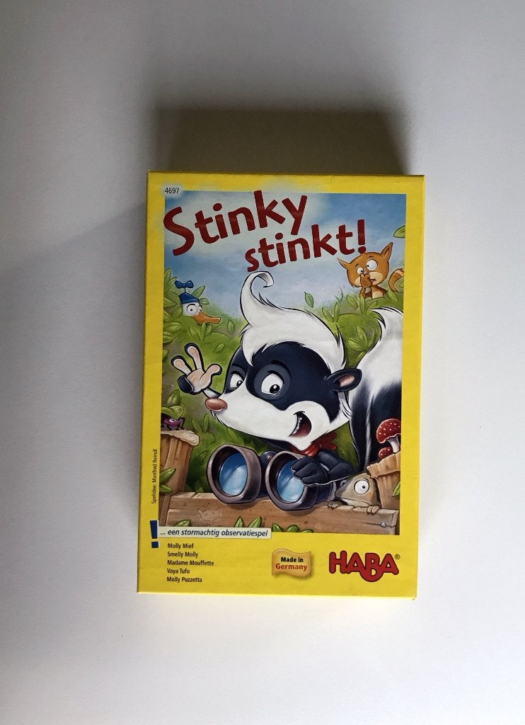 HABA zoekspel (6+) STINKY STINKT, Ophalen of Verzenden, Zo goed als nieuw