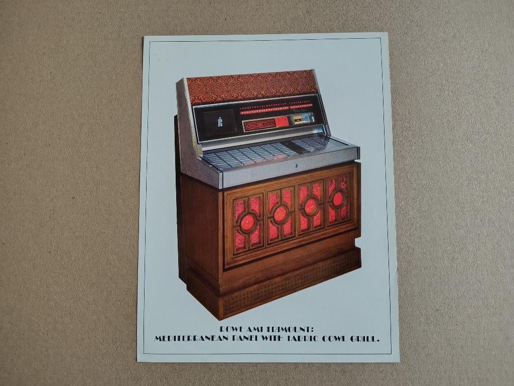Flyer: Rowe-AMi MM4 (1970) jukebox, Envoi, Ami