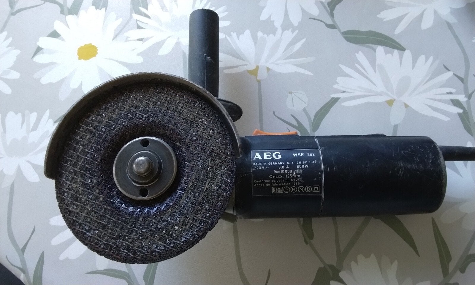 aeg wse 802 slijpmachine, Enlèvement, Utilisé