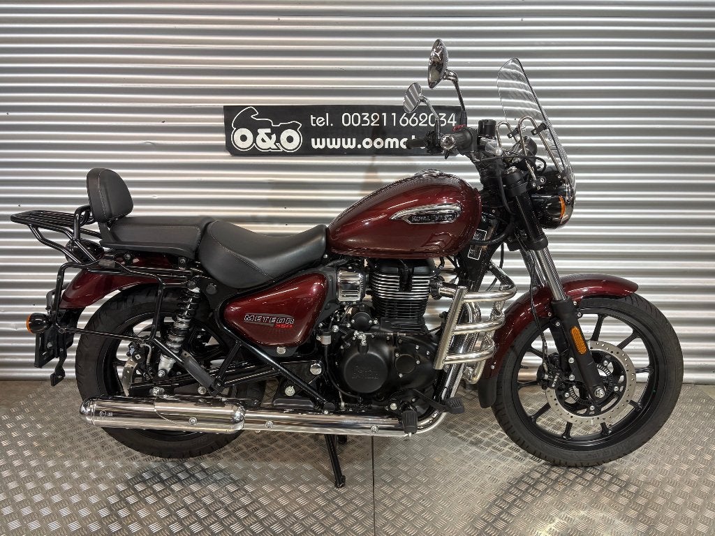 Royal Enfield Meteor 350 ABS 15KW + Garantie + Entretien!, Motos, 350 cm³, Entreprise, Occasion, Chopper