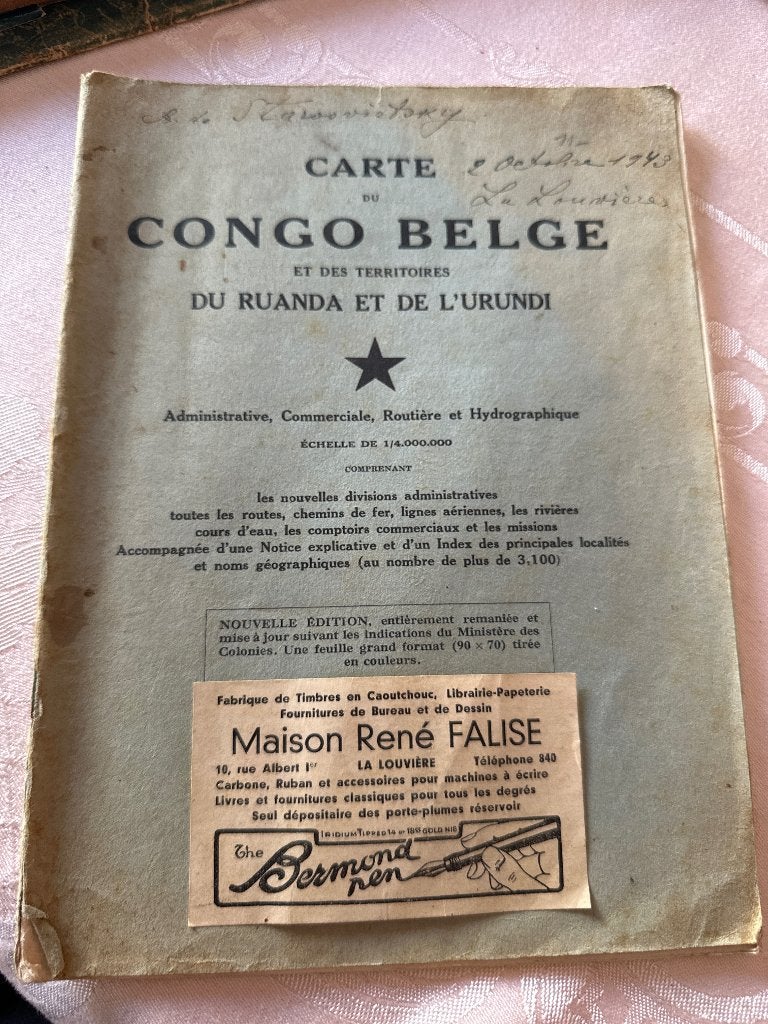 Carnet complet carte Congo, Collections, Enlèvement ou Envoi, 1940 à 1960, Journal