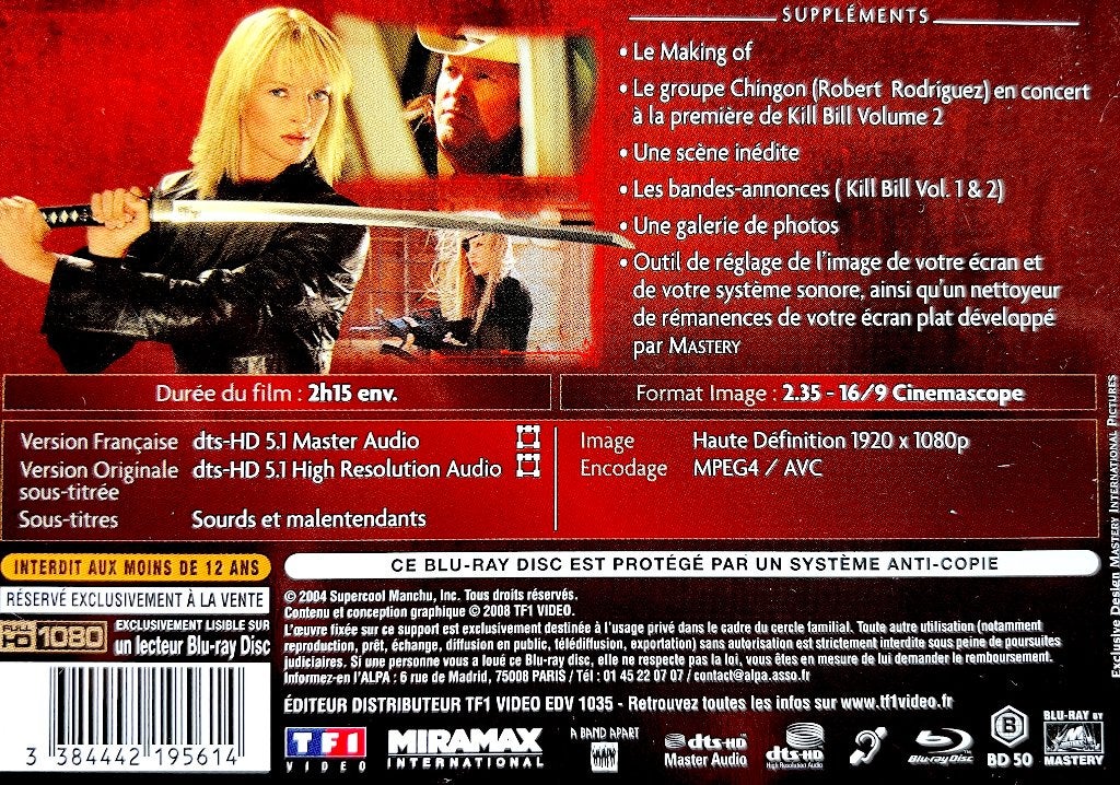 KILL BILL - Volume II // Steelbook Collector, Cd's en Dvd's, Gebruikt, Frans, Film, Ophalen of Verzenden