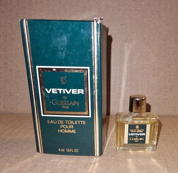 Miniature de parfums Vétiver de Guerlain EDT Homme 4ml, Envoi, Comme neuf