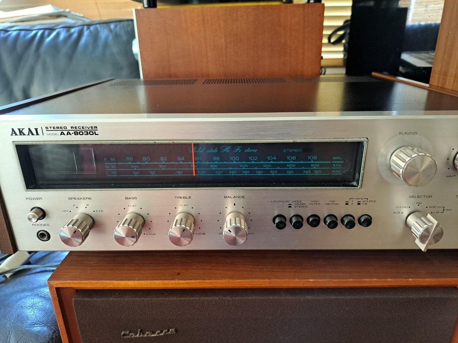ampli tuner akai AA 8030 L  et enregistreur, TV, Hi-fi & Vidéo, Amplificateurs & Ampli-syntoniseurs, Enlèvement