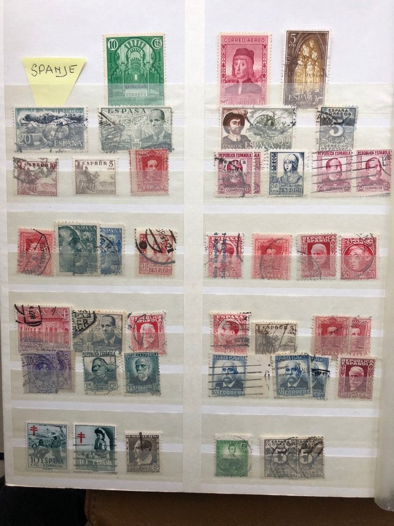 Timbres d'Espagne, Enlèvement ou Envoi, Affranchi