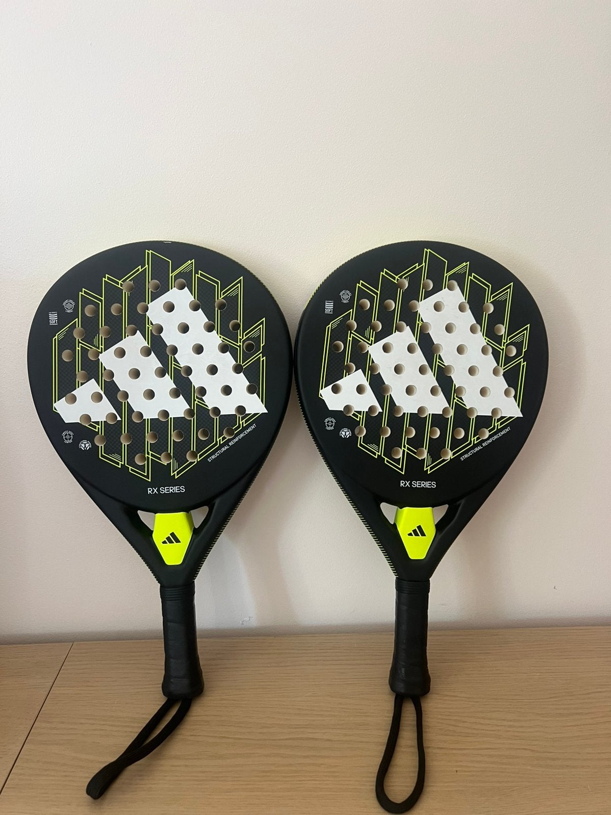 Adidas RX Series Lime + Racketbag Pro Tour, Sport en Fitness, Padel, Ophalen, Zo goed als nieuw