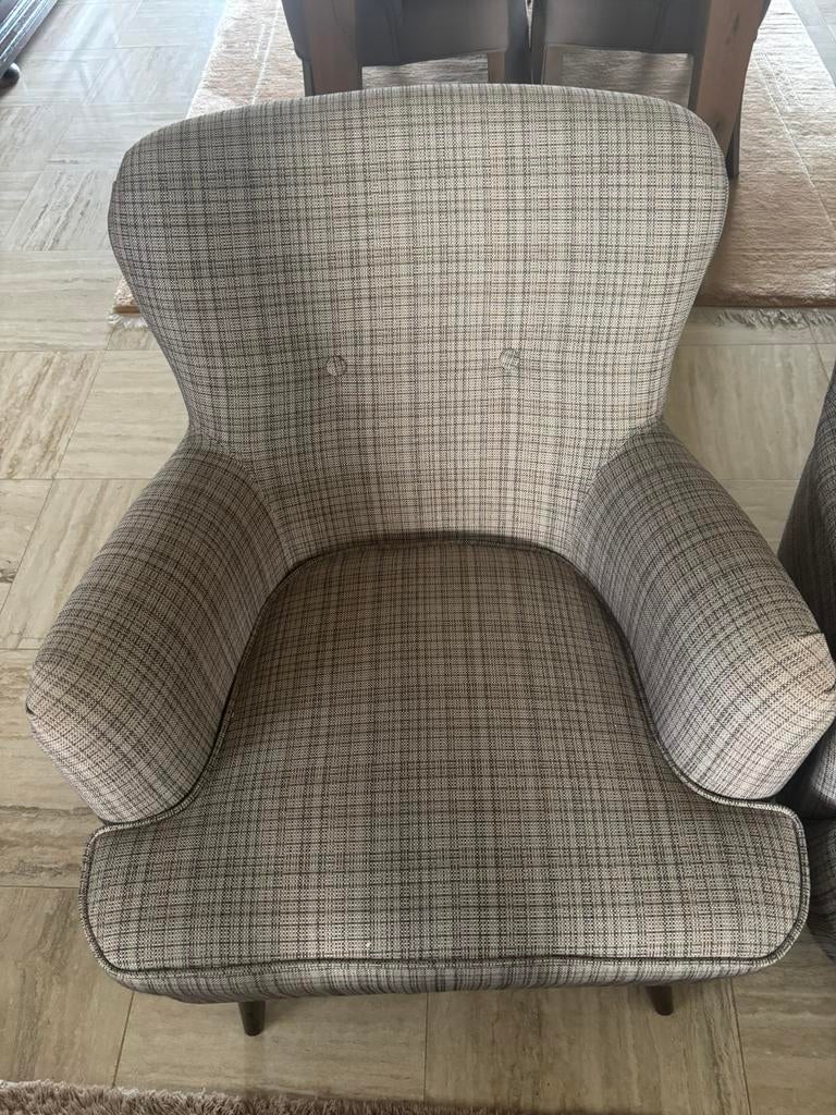 2 x kuipzetels, Huis en Inrichting, Fauteuils, Ophalen, Zo goed als nieuw