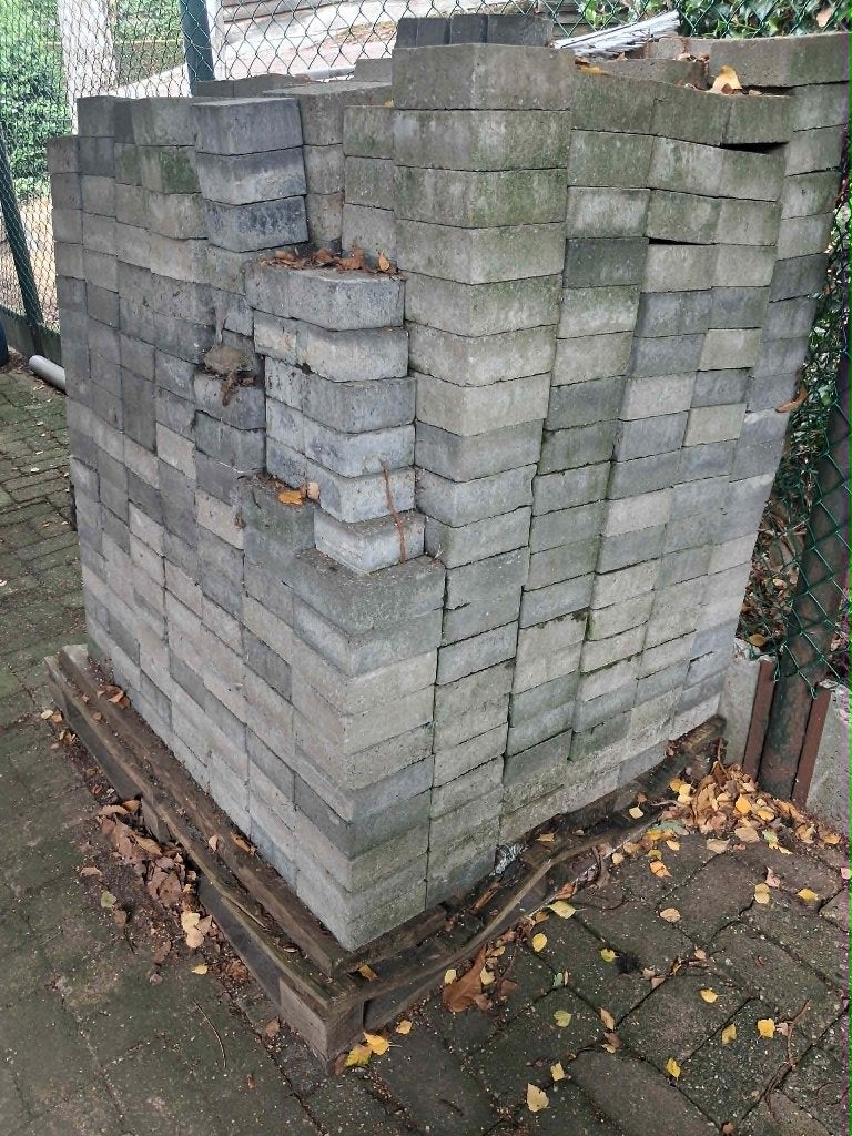 Gratis partij klinkers, Doe-het-zelf en Bouw, Ophalen, Gebruikt, Steen of Klei, Vloerdelen of -planken