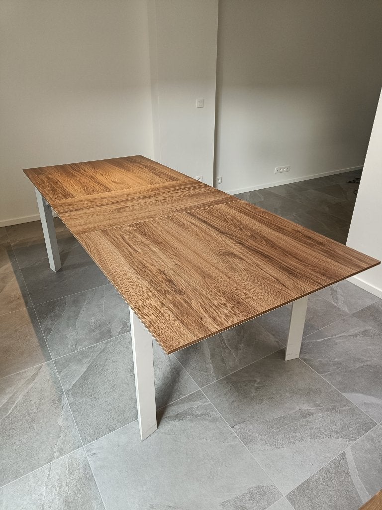 zeer grote en moderne tafel, Huis en Inrichting, Gebruikt, 200 cm of meer, Vijf personen of meer, Rechthoekig