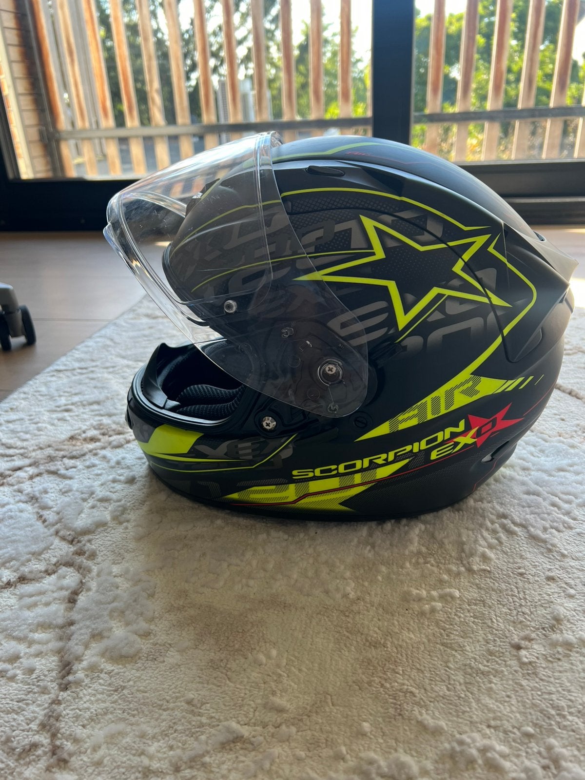 Scorpion Exo 1200 air taille M, Motoren, M, Integraalhelm, Tweedehands, Ophalen