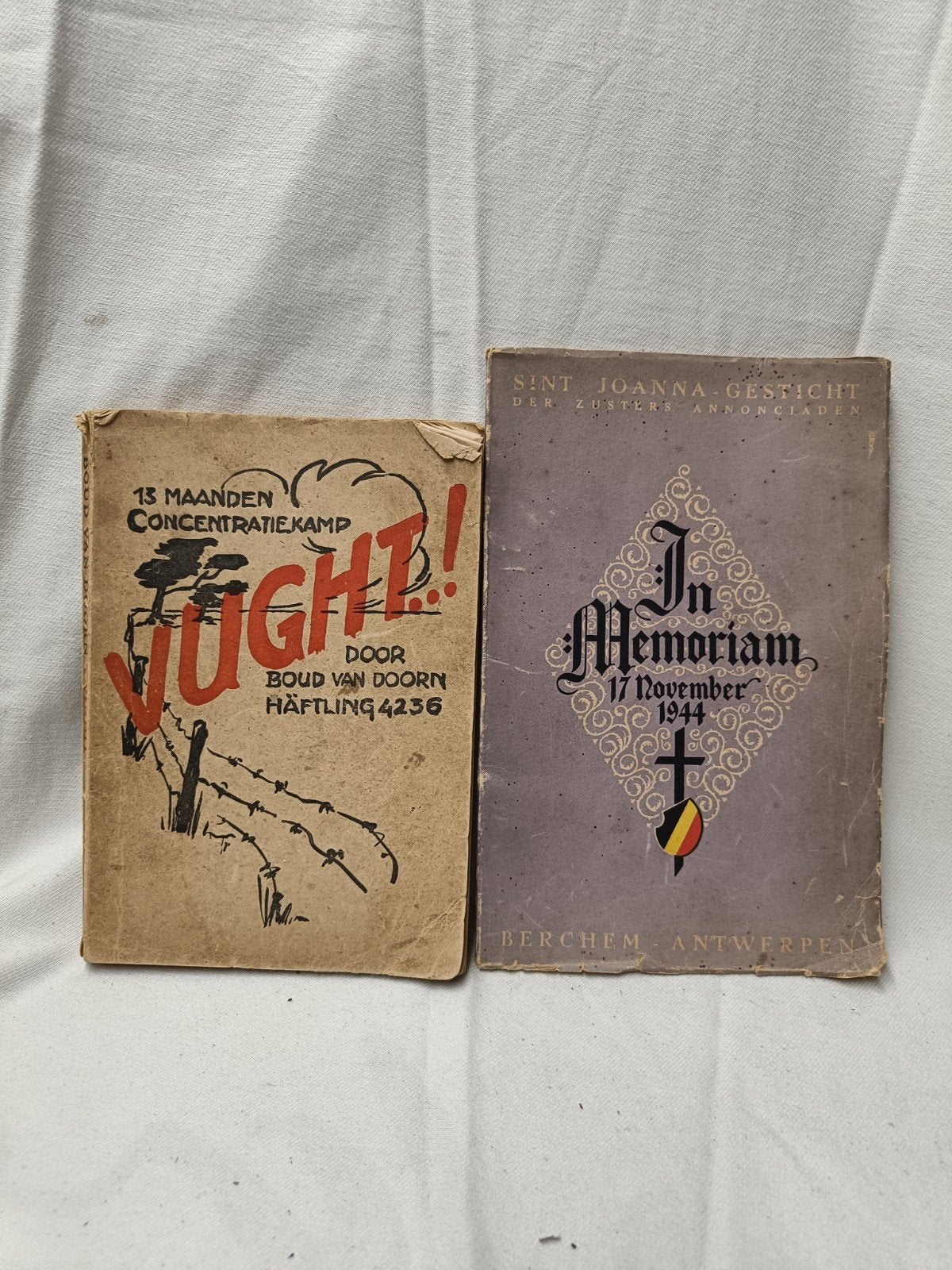 2 oude boeken over de oorlog1944, Antiek en Kunst, Ophalen