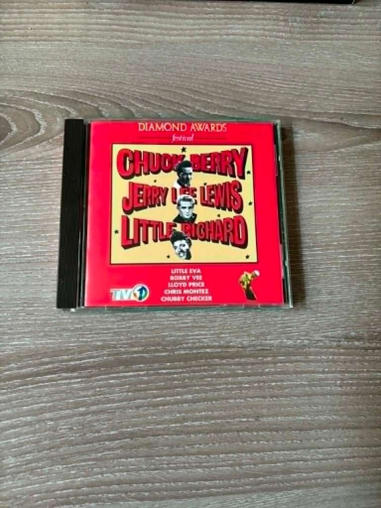 cd, Chuck Berry, Jerry Lee Lewis, Little Richard,  2 euro., Enlèvement ou Envoi, Comme neuf, Rock 'n' roll