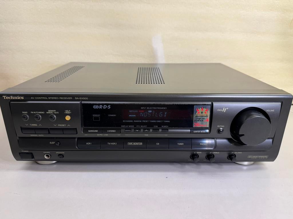 Versterker radio technics sa-ex500, Autres marques, 60 à 120 watts, Enlèvement, Stéréo