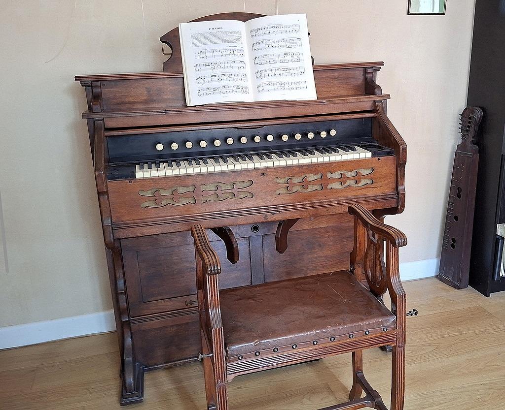 Harmonium Estey Organ Co., Muziek en Instrumenten, Keyboards, Ophalen, Gebruikt, 61 toetsen, Overige merken