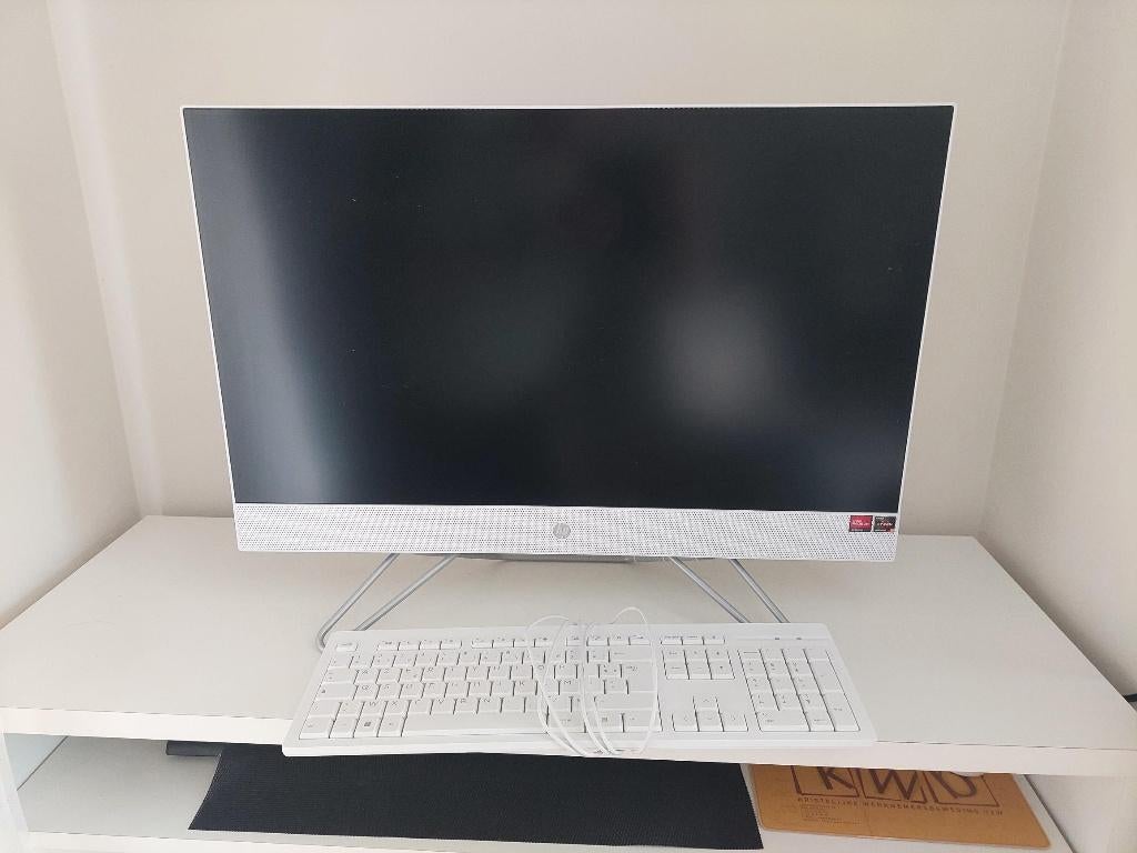 HP 27 All-in-one PC, Ophalen, Met monitor, 8 GB, Zo goed als nieuw