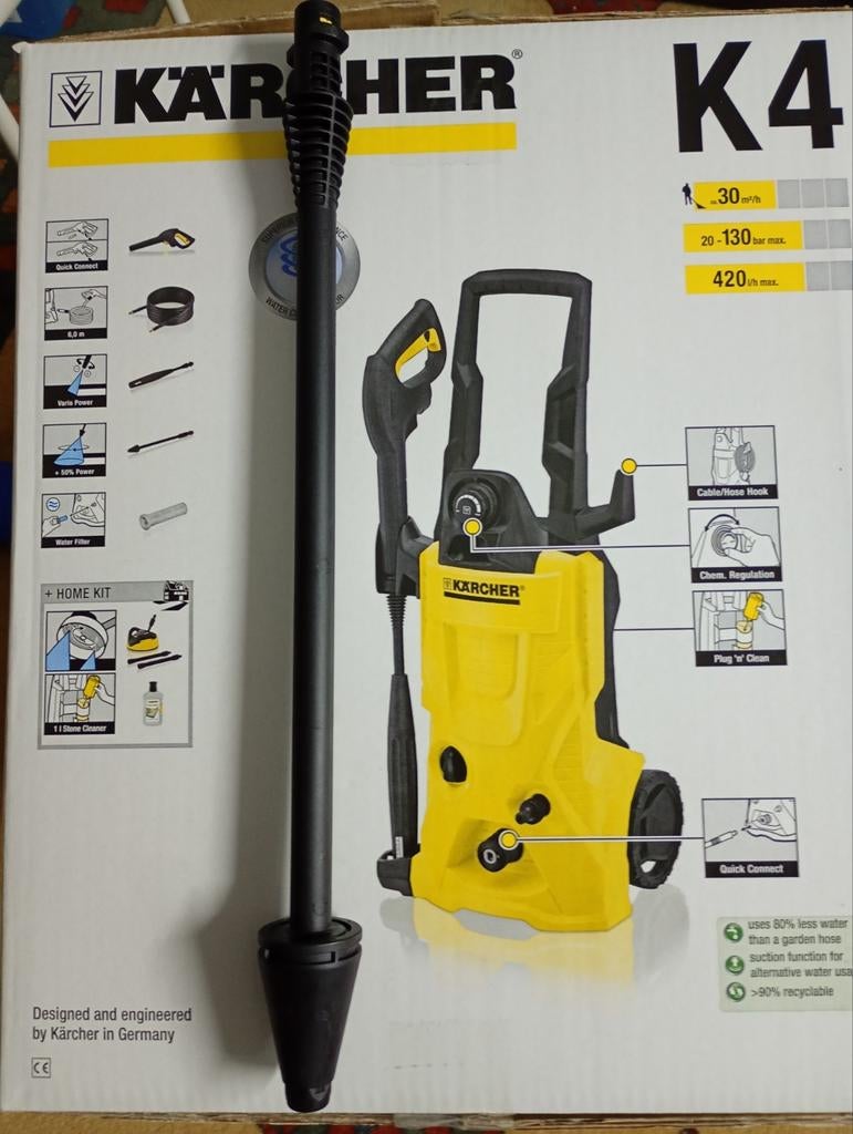Karcher K4 oppervlaktereiniger,Terrasreiniger,vuilfrees, Verzenden, Nieuw, KARCHER