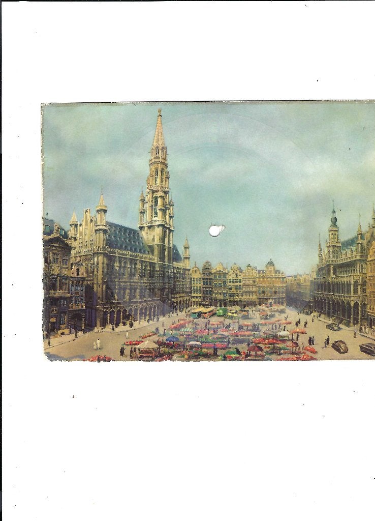 Bruxelles Grand Place  marché aux fleurs, Enlèvement ou Envoi, Non affranchie