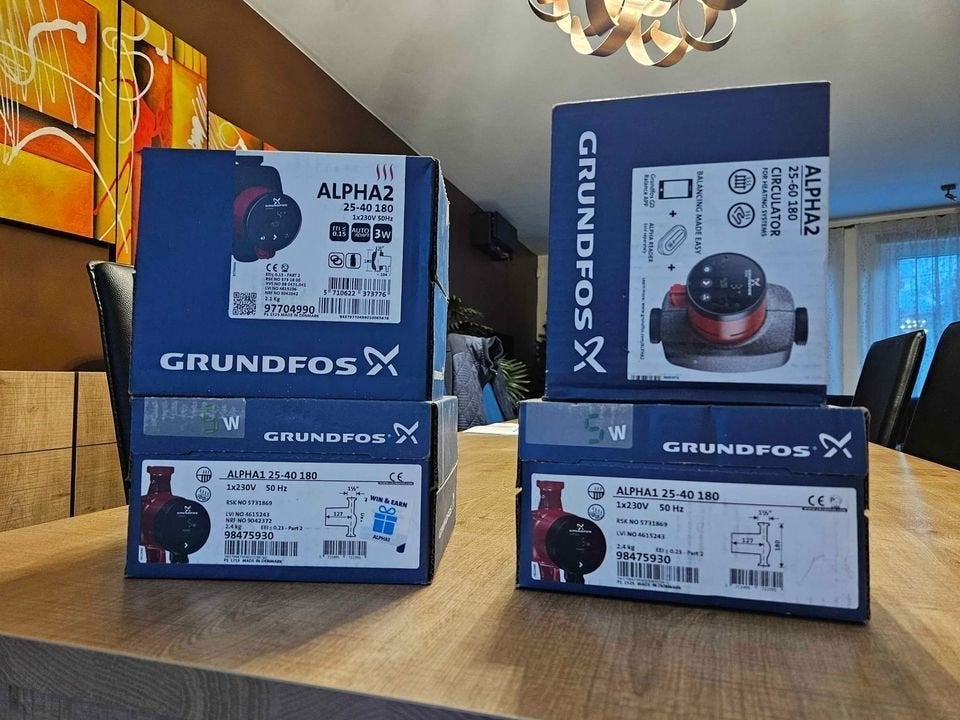 Pompe de circulation Grundfos ALPHA2 25-40-180 – NEUVE, Bricolage & Construction, Chauffage & Radiateurs, Neuf, Enlèvement