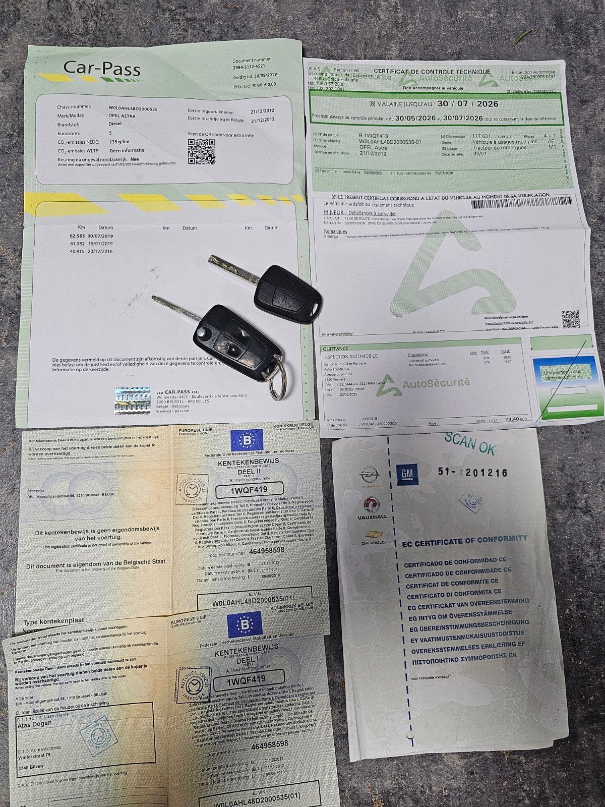 Opel astra 1.7 cdti  met 124.000 dk, Computers en Software, Overige Computers en Software, Ophalen of Verzenden