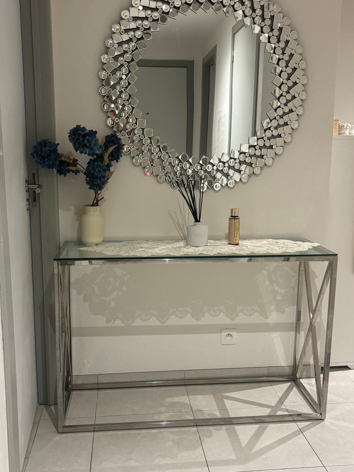 Miroir plus console, Maison & Meubles, Enlèvement ou Envoi, Comme neuf
