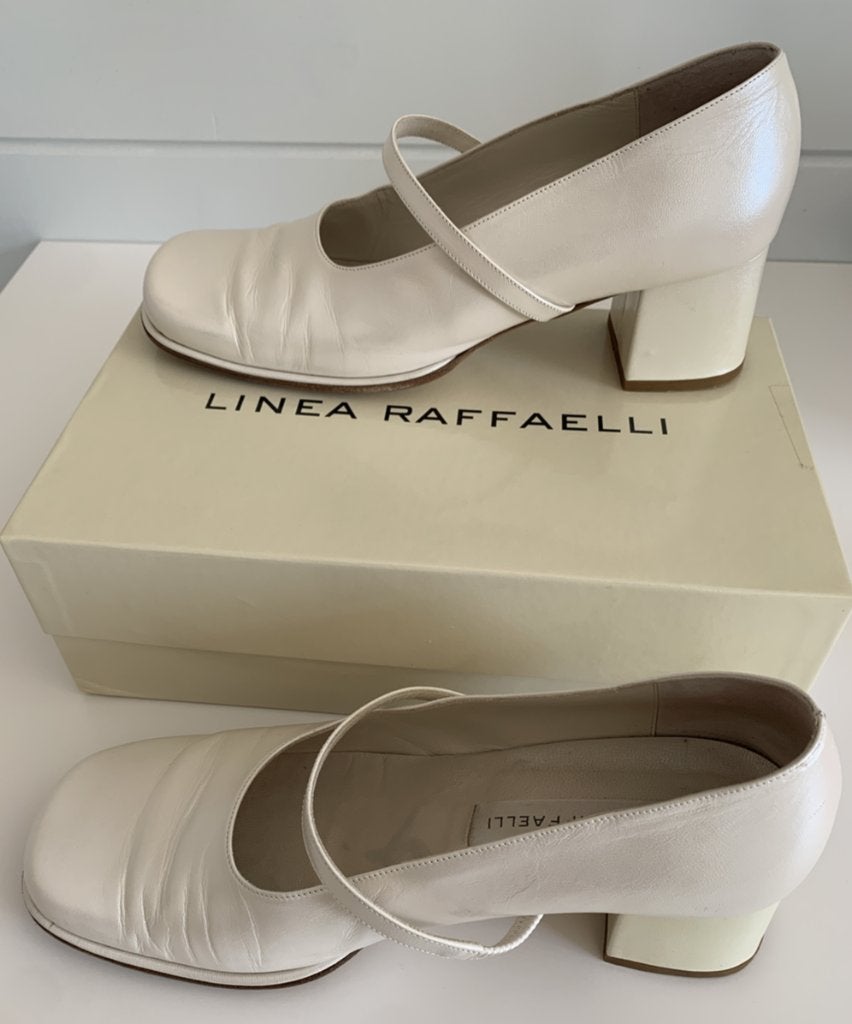 Linea Raffaelli bruidschoenen mt39, Ophalen, Linea raffaelli, Overige kleuren, Schoenen