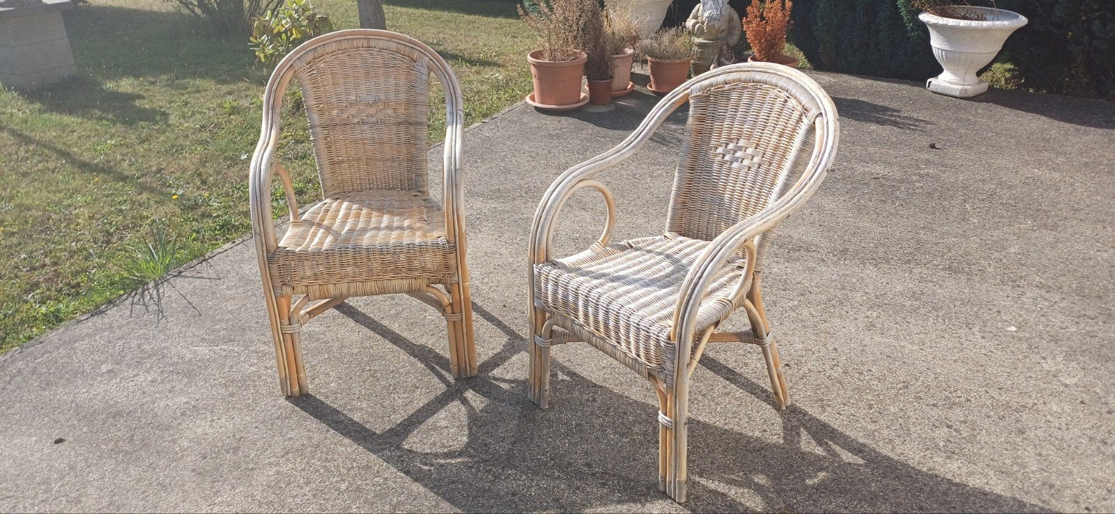 chaise en osier, Jardin & Terrasse, Chaise, Osier, Enlèvement, Utilisé