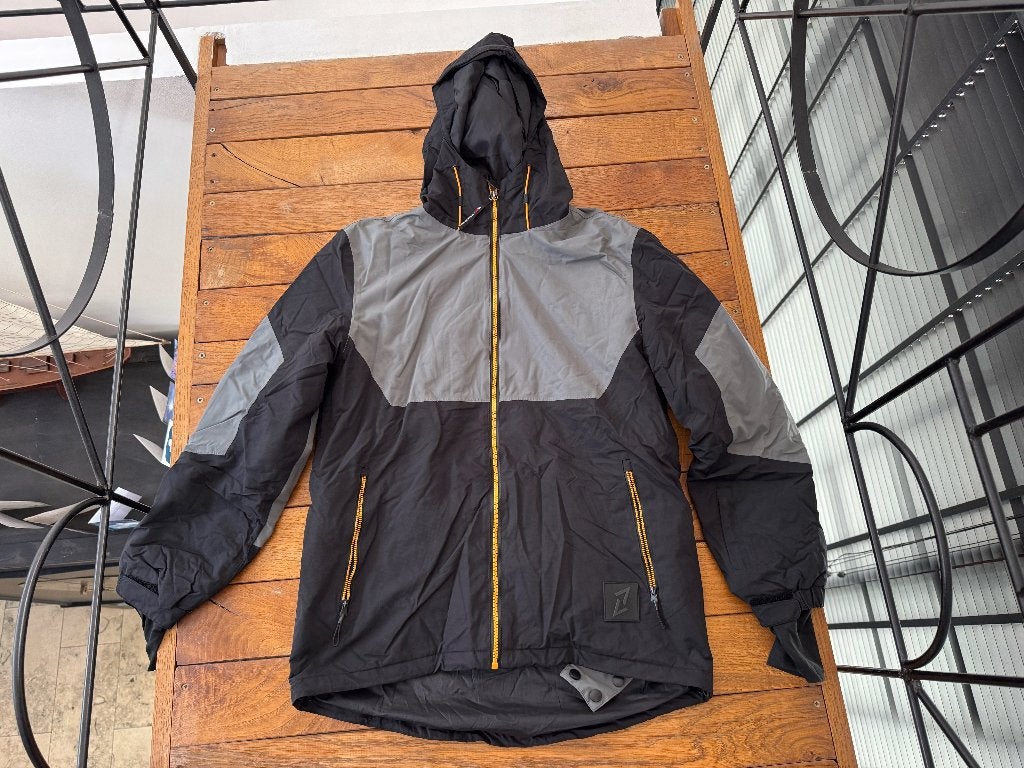 Veste de ski YourTurn noire, grise et orange taille S, Enlèvement ou Envoi, Utilisé, Ski, Vêtements