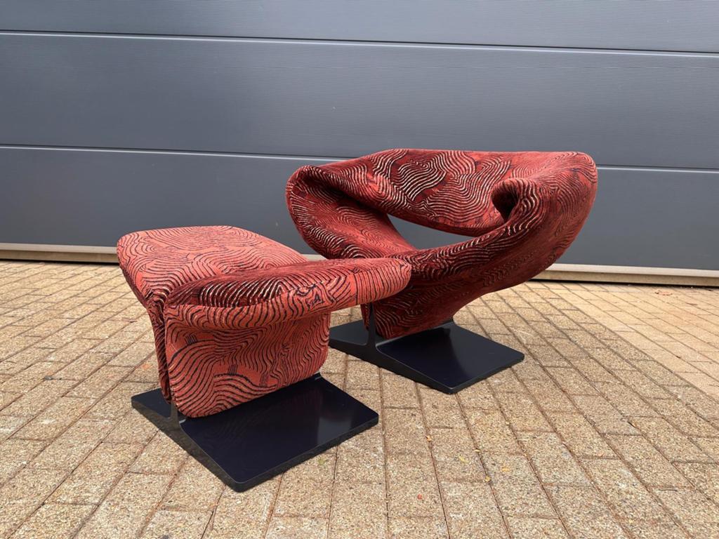 Artifort Ribbon + pouf Paulin en tissu Pierre Frey NOUVEAU !, Enlèvement ou Envoi, Leolux edra vitra knoll togo mah jong b&b italia cassina flos