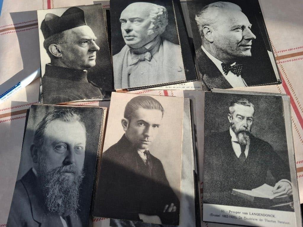 69 foto's van Belgische schrijvers, Ophalen of Verzenden, Zo goed als nieuw, Foto