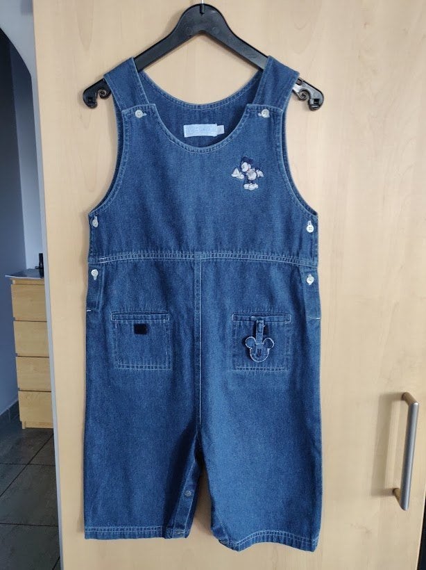 Jumpsuit in Jeans van Donaldson. maat 98. Meisje., Broek, Meisje, Ophalen of Verzenden, Zo goed als nieuw