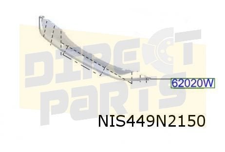 Nissan X-Trail (9/22-) Voorbumper onderspoiler Origineel! 62, Auto-onderdelen, -, -, Nieuw, Bumper