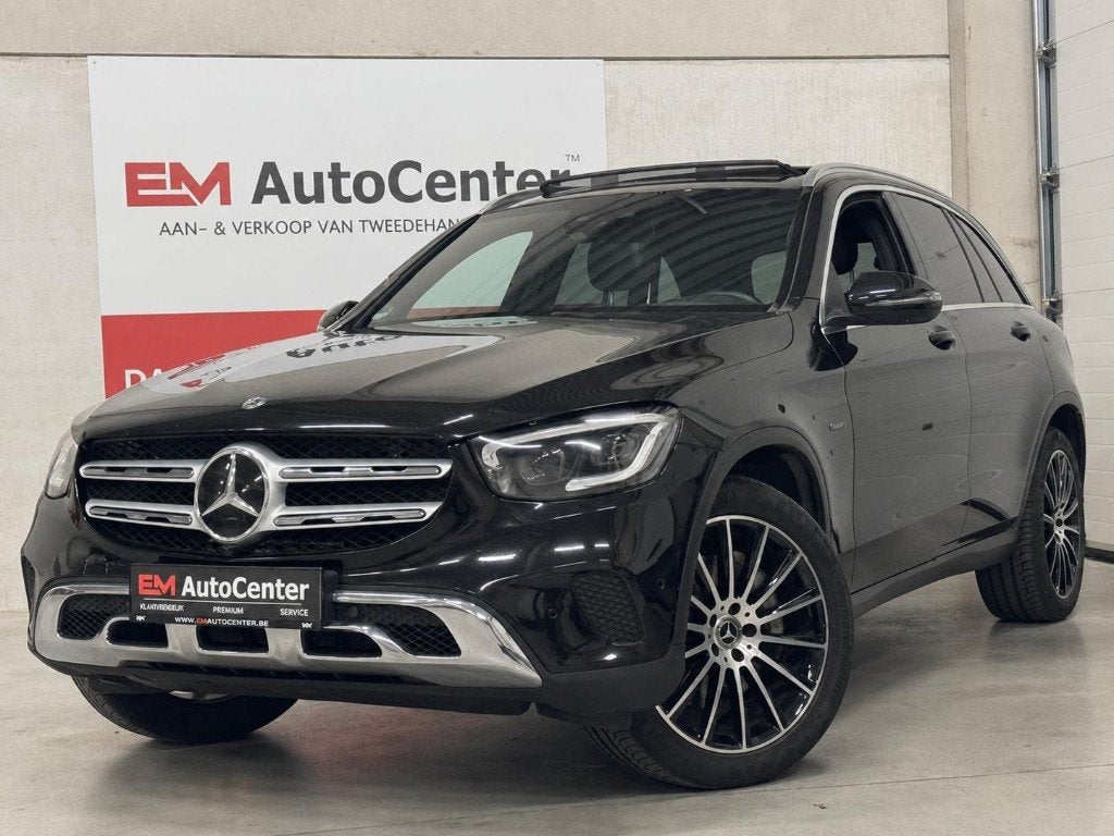 Mercedes GLC 300e PHEV Exclusive Full Pano-360CAM-Burmester, Automaat, Zwart, Leder, 5 zetels