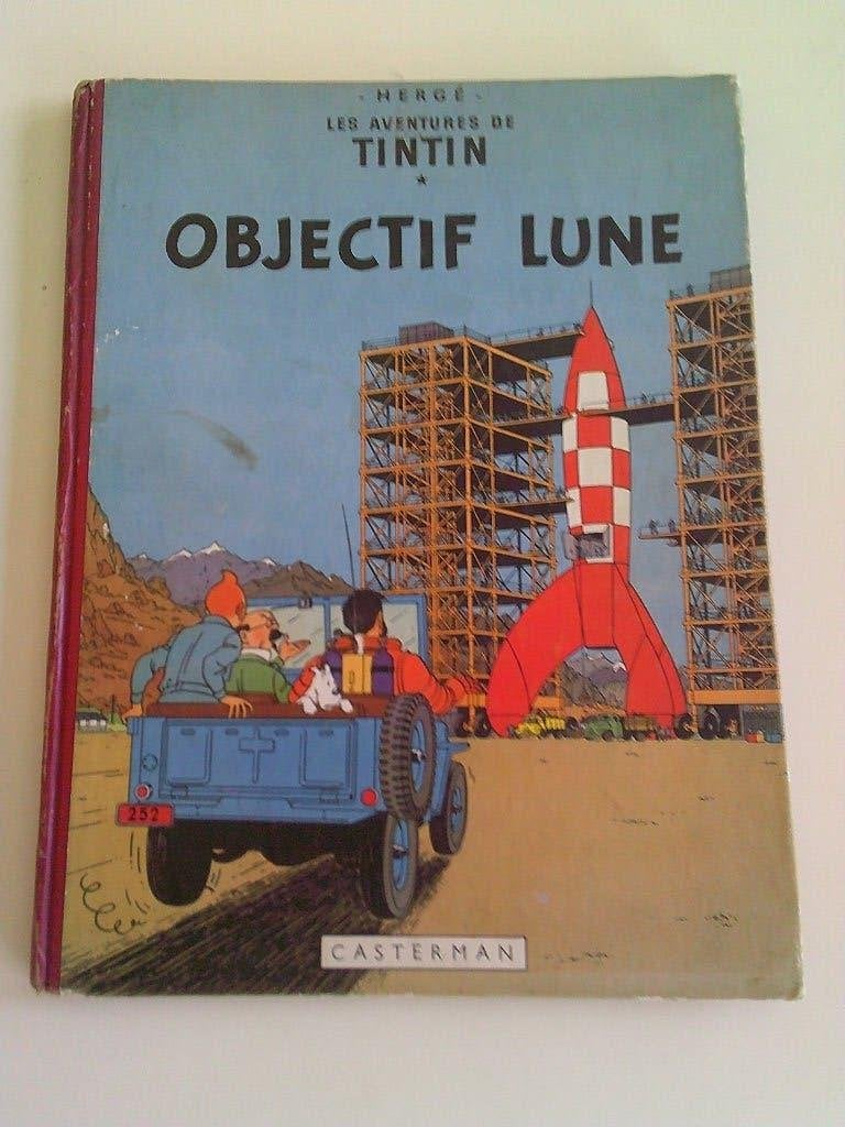 Tintin . Objectif lune . EO 1953, Enlèvement ou Envoi