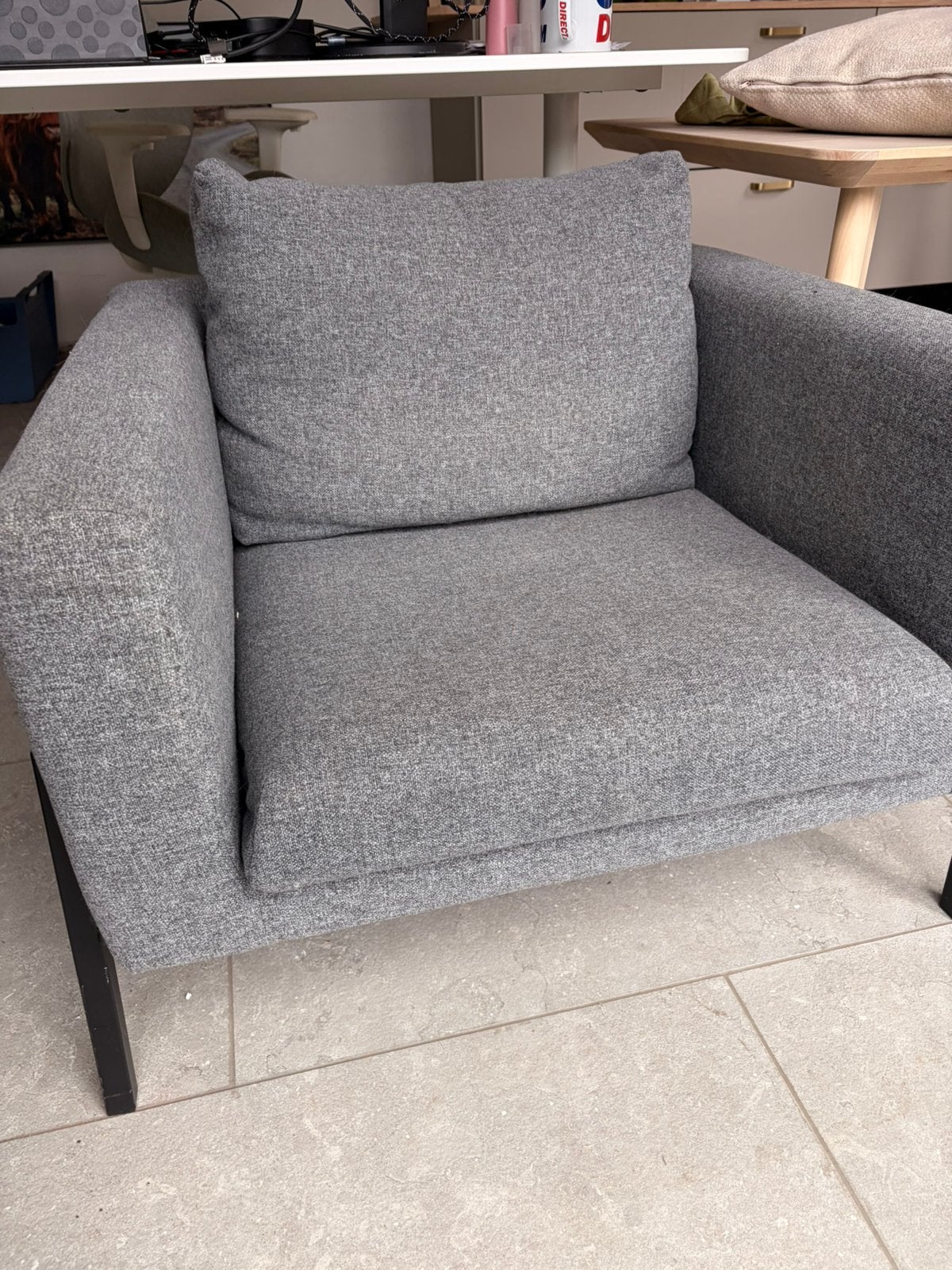 Ikea zeteltje 1 persoon, Ophalen, Eenpersoons, 75 tot 100 cm, Zo goed als nieuw