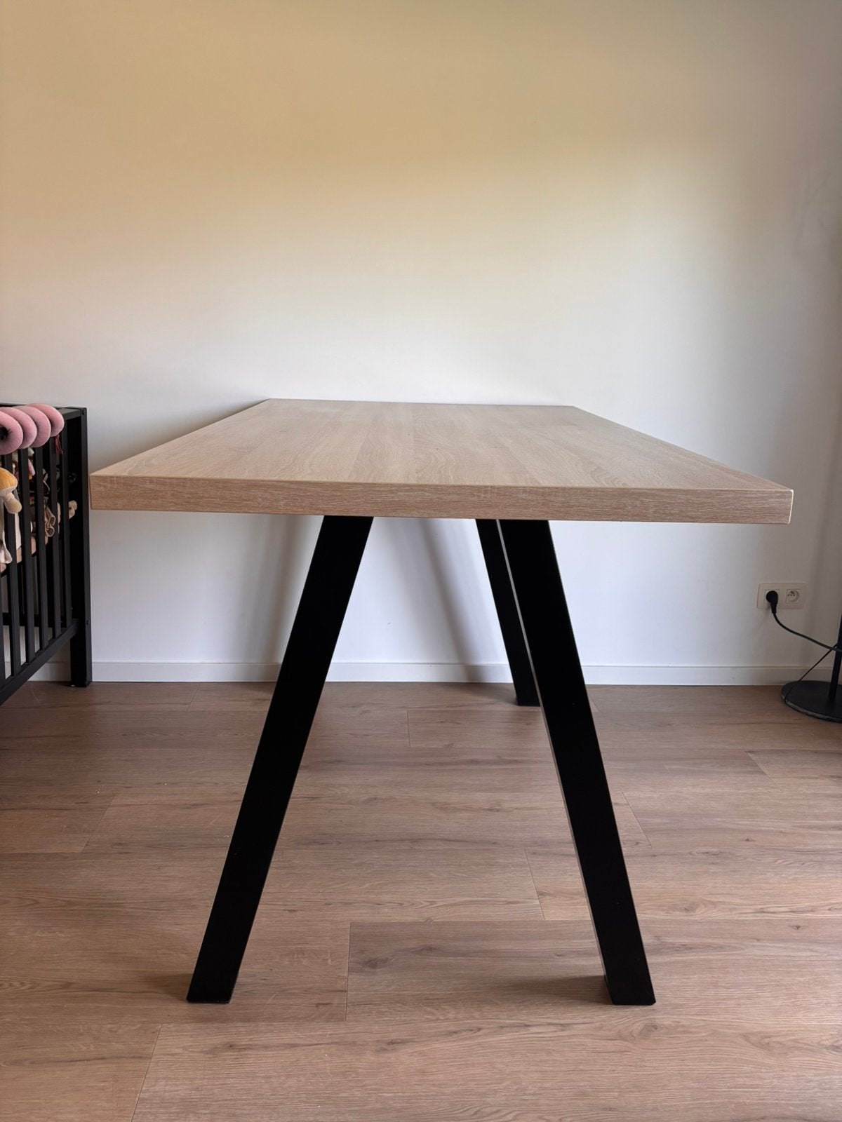 Hoge eettafel, Huis en Inrichting, Tafels | Eettafels, Ophalen, Zo goed als nieuw