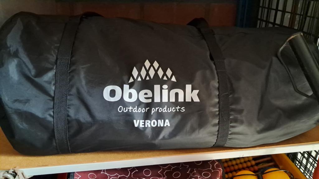 Voortent Verona van Obelink. Sluit tegen alle caravans., Enlèvement