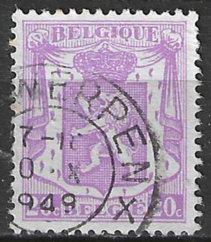 Belgie 1935 - Yvert/OBP 422 - Klein staatswapen 20 c. (ST), Postzegels en Munten, Verzenden, Gestempeld, Gestempeld