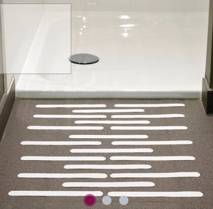 Veiligheidsstrips voor bad, douche en badkamer 21,6 x 1,9 cm, Enlèvement, Neuf