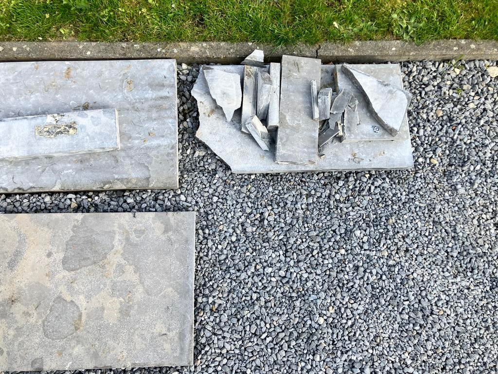 Blauwe steen - Gratis, Ophalen, Gebruikt, Natuursteen, Overige typen