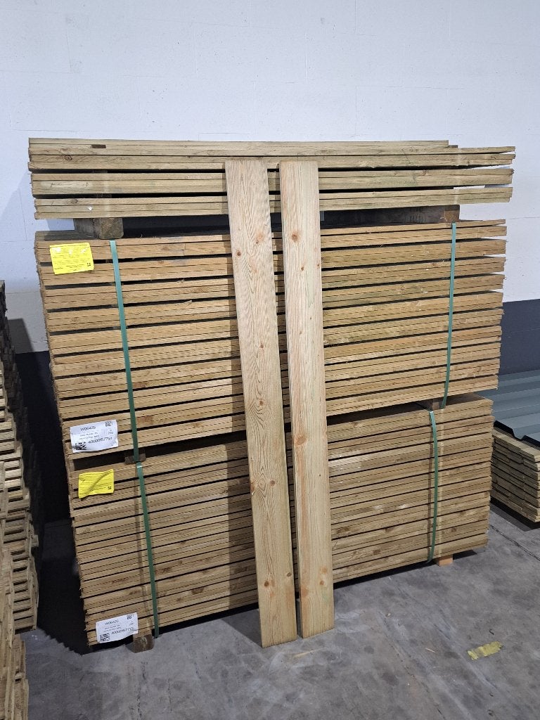 GOEDKOOP! Tuinplanken/tuinhout (€1,38/m): 1,9x14,5x1,8m, Minder dan 25 mm, Nieuw, Plank, Minder dan 200 cm