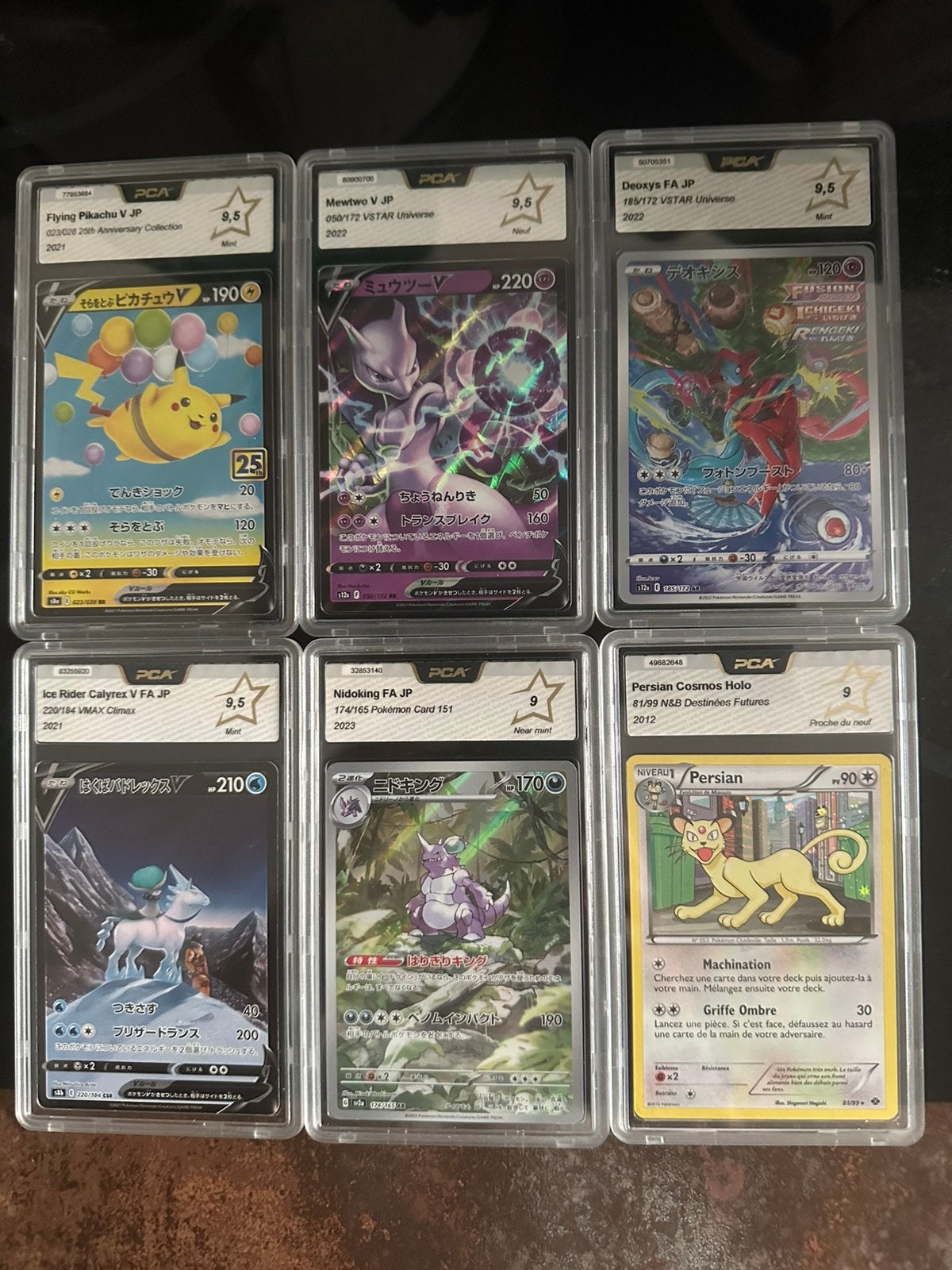 A vendre cartes gradée PCA, Enlèvement ou Envoi, Comme neuf