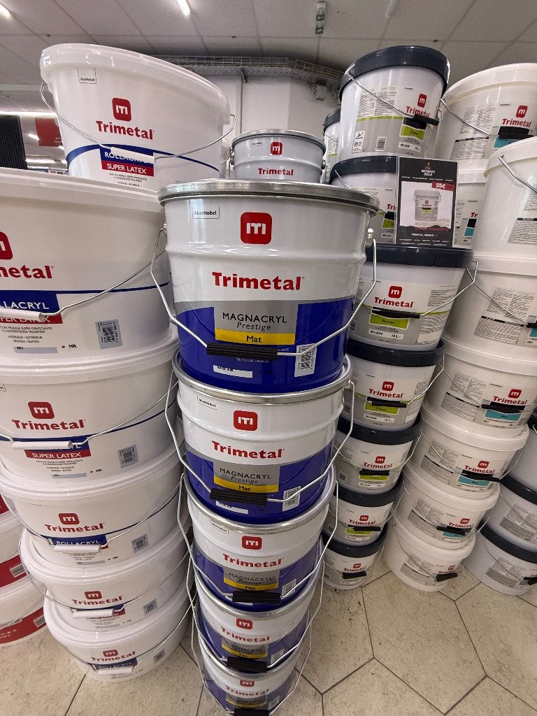 ‼️PEINTURE TRIMETAL A PRIX FOU‼️, Doe-het-zelf en Bouw, Verf, Beits en Lak, Ophalen, Nieuw, Wit, Verf