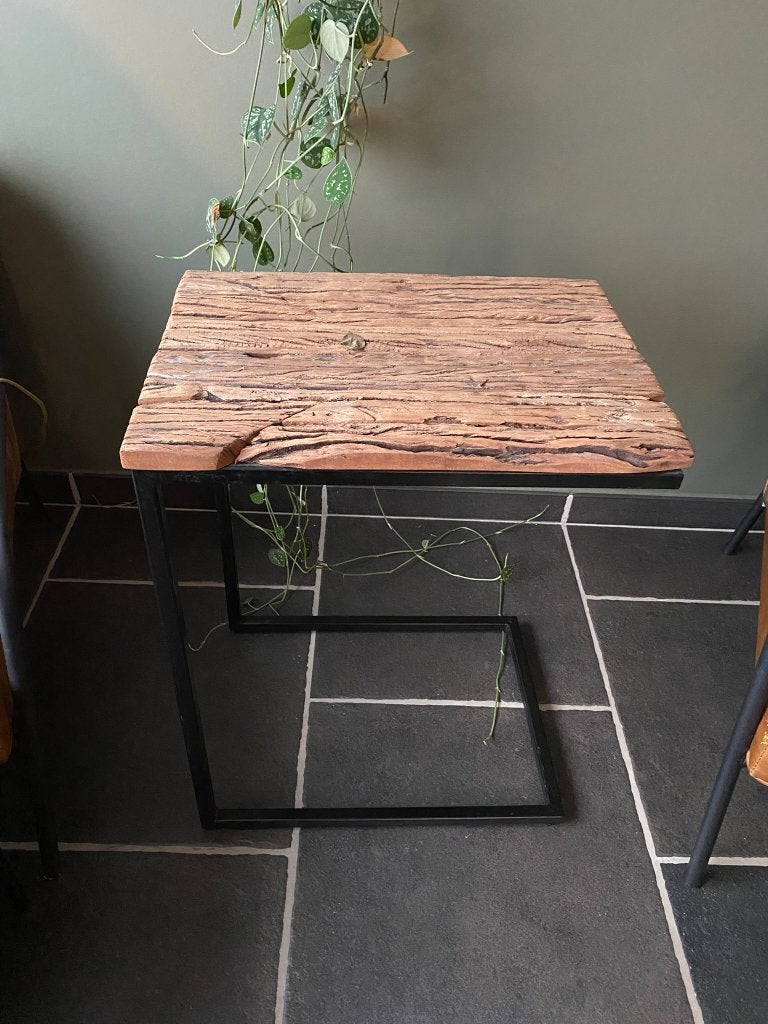 bijzet tafel, Maison & Meubles, Tables | Tables de salon, Enlèvement, Comme neuf, Autres essences de bois