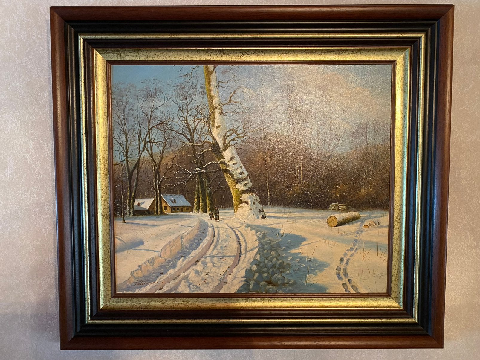 Sneeuwlandschap, Enlèvement