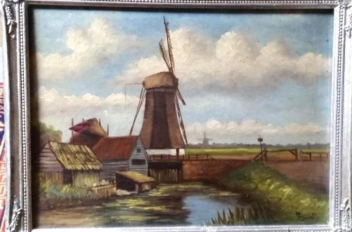 Geërfd. Schilderij HA. Walters. Jaar 1944., Verzenden