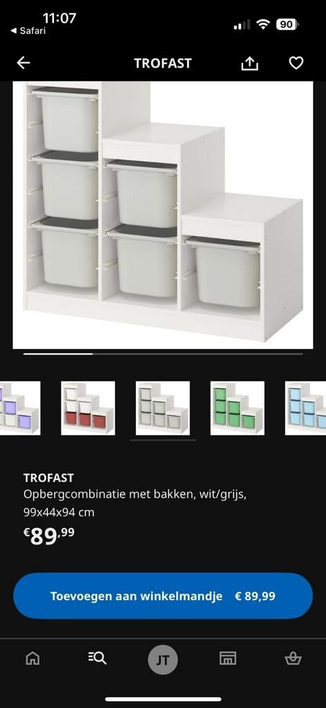 Kast voor speelgoed in te steken of hobbymateriaal, Ophalen