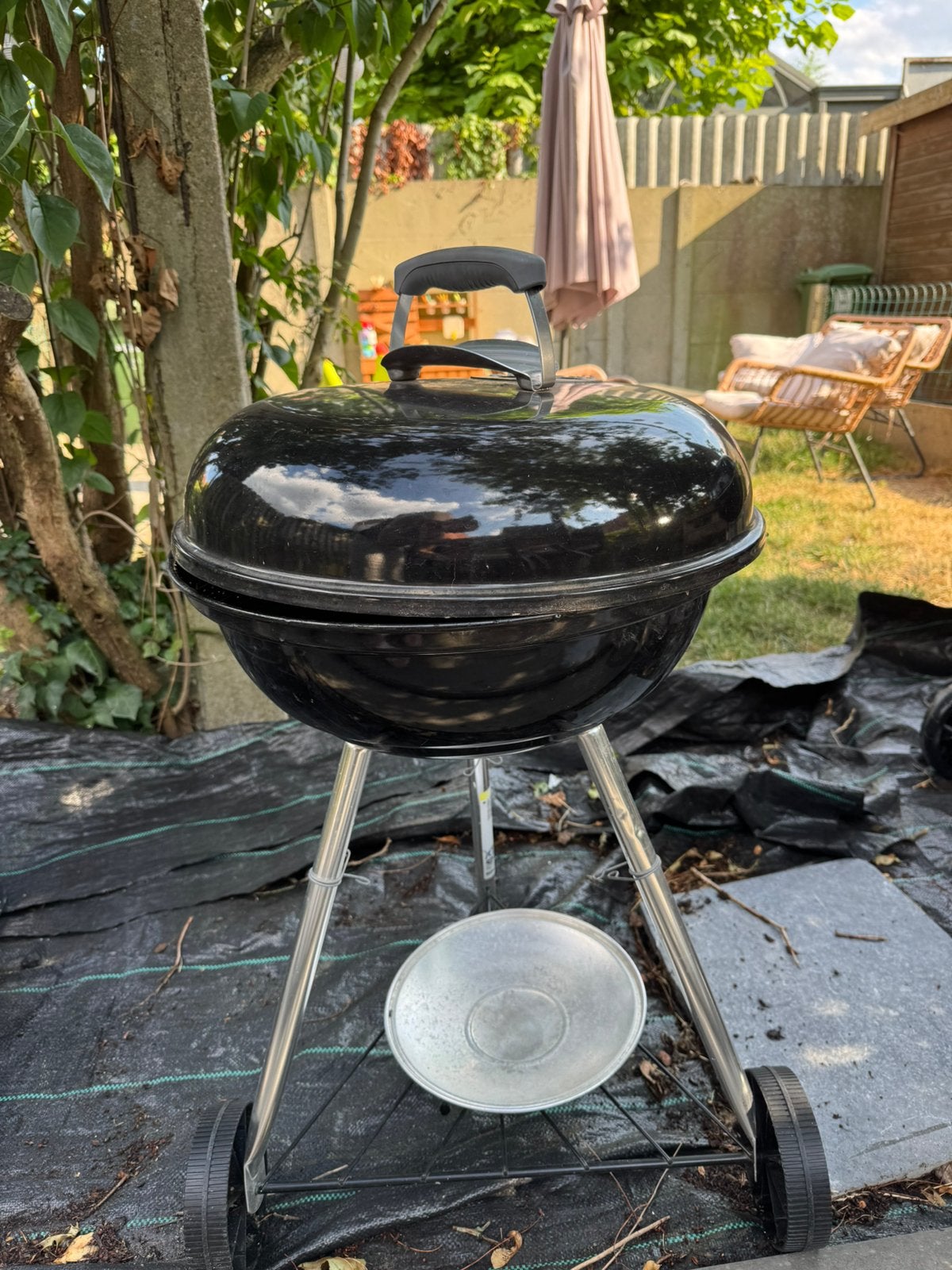 Weber compact Kettle 47cm, Enlèvement, Utilisé