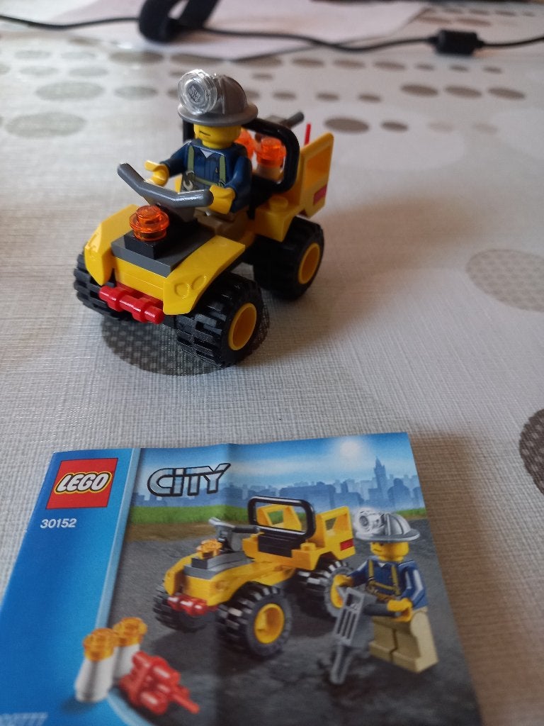 Lego 30152 Mining Quad, City, Enlèvement ou Envoi, Lego, Comme neuf