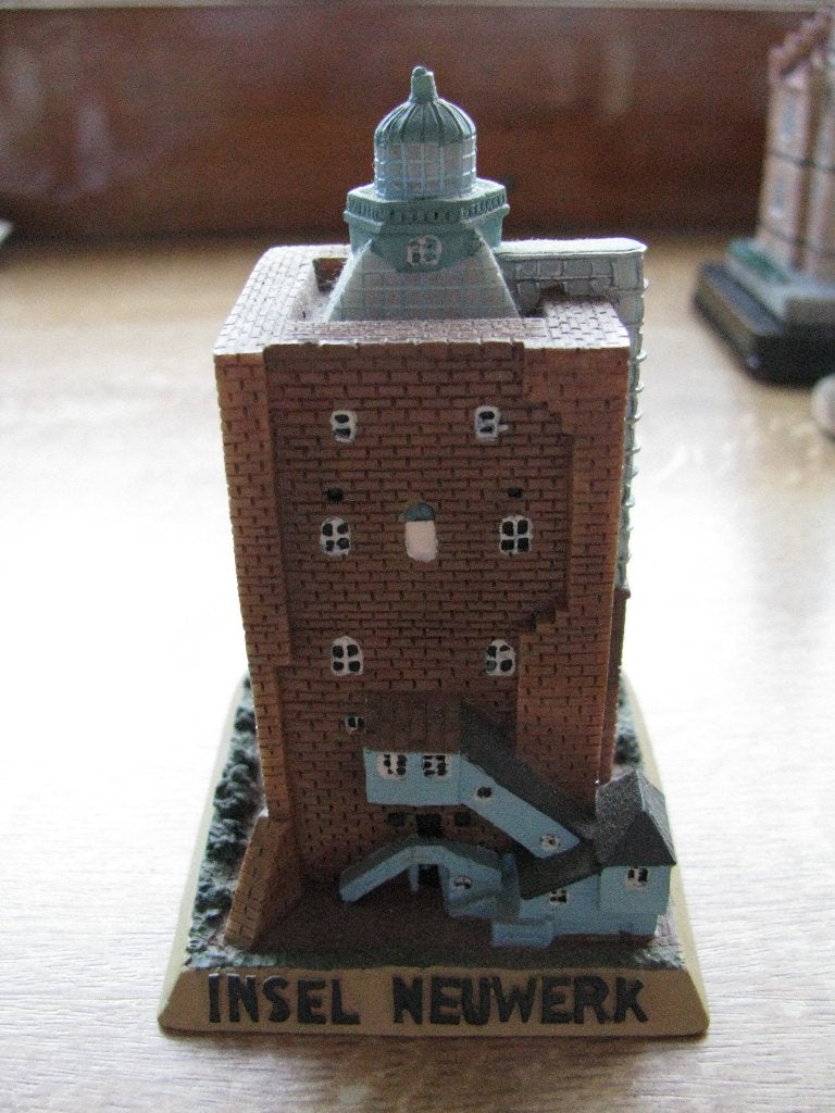 vuurtoren beeld Duitsland - Insel Neuwerk nordsee, Ophalen of Verzenden, Zo goed als nieuw, Schaalmodel